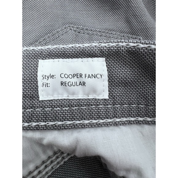 BRAX Cooper Fancy Men Pants 32x34 Fit 30X32 Regular Fit Gray Zip Fly Lightweight - Picture 13 of 16